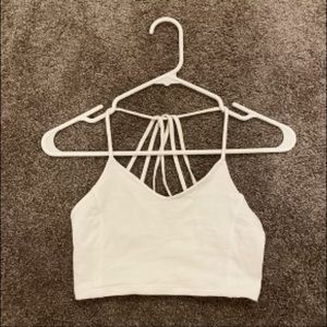 White Strappy Bralette